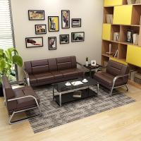 办公沙发简约接待商务三人位沙发小户型办公室沙发茶几组合会客区