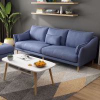 北欧布艺沙发小户型单双三人位组合沙发简约现代风格沙发客厅整装