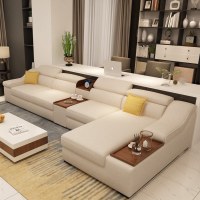 北欧布艺沙发组合客厅现代大小户型简约可拆洗转角整装棉麻布沙发
