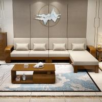 新中式全实木沙发组合现代简约客厅整装大气家具经济型木质沙发