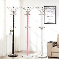 简约欧式衣帽架客厅衣服架落地单杆式家用挂衣架卧室大理石衣架子