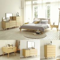 北欧主卧实木双人床1.8米 卧室家具皮艺婚床日式现代简约软包床