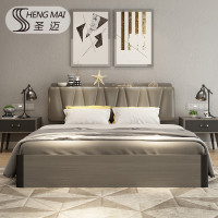 床现代简约北欧双人高箱床多功能储物大户型皮床1.5m1.8米床主卧