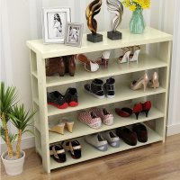 鞋架木质鞋架经济型简易现代多层置物架大容量宿舍鞋柜仿实木鞋架