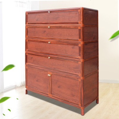 加厚鞋柜防水防晒铝合金鞋柜大容量超薄阳台室外玻璃柜简约