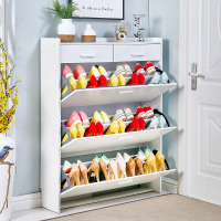 超薄翻斗鞋柜17cm简约现代厅柜小带抽家用简易经济型省空间