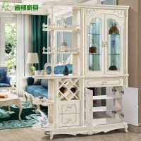 现代简约轻奢欧式进玄关柜隔断柜入户鞋柜储物柜厅酒柜屏风柜