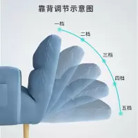 懒人沙发小户型出租房卧室客厅阳台单人双人榻榻米简易折叠沙发床