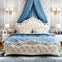 欧式床双人床公主床1.5 1.8米床 主卧婚床花卧室家具套装组合