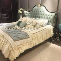 欧式床实木后现代轻奢床双人床新古典法式床简约1.8米公主床婚床