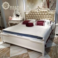 欧式床实木床简欧床公主床时尚新古典花床韩式床法式床卧室家具