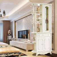 简约现代厅柜进玄关柜小户型客厅隔断鞋柜酒柜欧式间厅柜双面