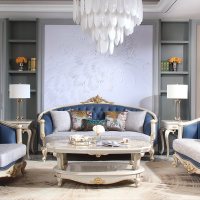 欧式沙发真皮组合实木法式简欧别墅新古典小户型全套客厅家具