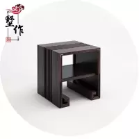 新中式角几白蜡木实木沙发边几方几现代中式禅意样板房家具定制