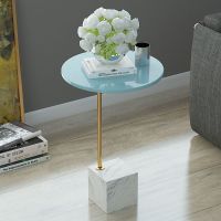 北欧大理石边几角几简约轻奢沙发客厅边桌迷你边几创意小圆桌茶几