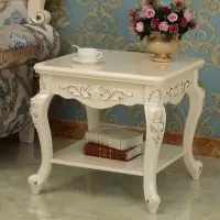 欧式沙发边几角几客厅转角方桌简约现代边柜茶几阳台洽谈桌小圆桌