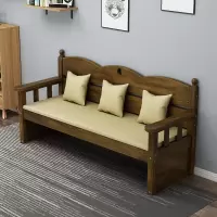 实木沙发床小户型客厅卧室单人长椅子现代简约折叠两用组合沙发床