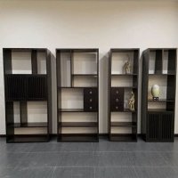 新中式实木书桌椅书柜组合禅意老板桌写字台家用书房家具套装组合