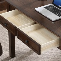 美式书桌书房家具套装组合实木写字台桌橡木电脑桌家用