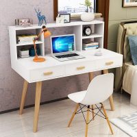 北欧简约实木书房书桌办公桌书法桌书房家具套装组合写字台电脑桌