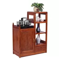 茶水柜纯净水桶柜中式实木小茶桌茶叶柜茶室边柜餐边柜酒水柜茶柜