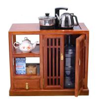 茶水柜餐边柜水酒柜全实木中式客厅办公整装茶炉柜纯净水桶柜茶柜