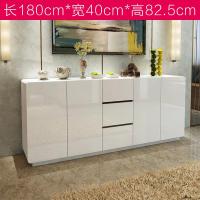 餐边柜现代简约 柚木色 茶水柜 储物柜 碗柜橱柜多功能客厅柜