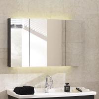 浴室镜柜镜箱卫生间防水镜子实木卫浴柜置物柜浴室柜定制免费送装