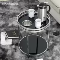 麻将机茶几棋牌室专用茶水架麻将桌不锈钢玻璃现代简约轻奢小茶几