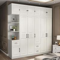 衣柜现代简约经济型板式组装家用卧室柜子简易组合实木质衣橱