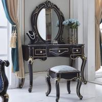 欧式梳妆台 法式梳妆桌 田园梳妆柜花化妆台 美式妆镜