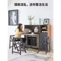 北欧折叠桌子餐桌家用小户型实木餐椅组合多功能吃饭桌子可伸缩