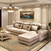 欧式布艺沙发整装法式客厅布沙发组合小户型家具欧式沙发