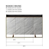 北欧轻奢餐边柜客厅装饰柜现代简约餐厅边柜意式储物柜客厅玄关柜