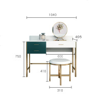 北欧风梳妆台简约现代小户型卧室轻奢梳妆台网红化妆桌化妆台