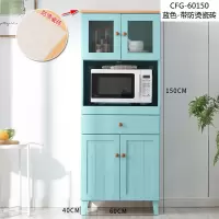 实木餐边柜现代简约北欧风厨房储物碗橱柜微波炉烤箱一体家用