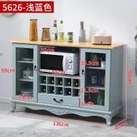 实木餐边柜现代简约厨房储物柜子碗柜客厅茶水柜微波炉柜经济型