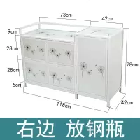 煤气灶柜子家用厨房餐边柜碗柜架子储物收纳柜铝合金简易橱柜组装