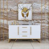 轻奢北欧餐边柜客厅柜子储物柜多功能简约现代茶水柜经济型餐厅柜