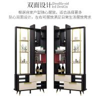 客厅轻奢隔断柜玄关酒柜装饰鞋柜间厅柜屏风双面后现代进厅柜