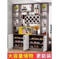 玄关柜客厅隔断柜鞋柜一体餐厅现代简约双面屏风厅装饰欧式酒柜