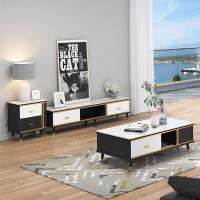 茶几轻奢电视柜组合北欧客厅家用小户型简约现代创意网红仿大理石