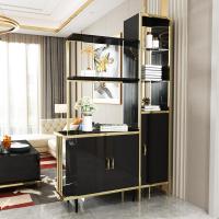 轻奢间厅柜玄关柜后现代客厅隔断柜简约现代酒柜双面鞋柜厅柜