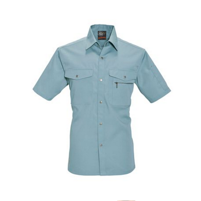 夏季短袖衬衫工作服套装可定制抗菌防霉防尘Badcrystal/晶至11621