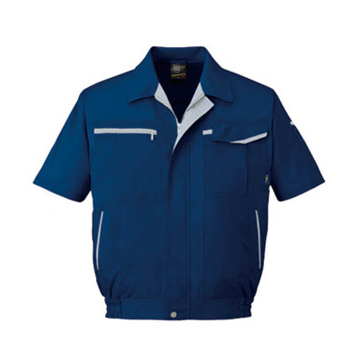 夏季短袖夹克工作服套装可定制防静电可降温Badcrystal/晶至47810