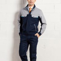 韩国新款工作服可定制套装夹克 可定制防静电/晶至SM-J1602