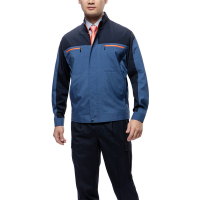 春秋长袖工作服夹克可定制防酸碱防静电Badcrystal/晶至SM-J1402