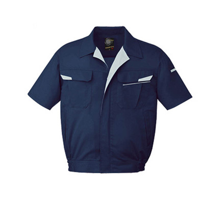 工作服套装夏季短袖夹克可定做防静电防污Badcrystal/晶至85610