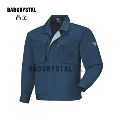 秋装新款工作服套装夹克可定制抗菌防霉 Badcrystal/晶至1294