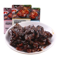 A+客香菇炒肉80克*6袋休闲零食麻辣味鸭肉零食真空包装480克